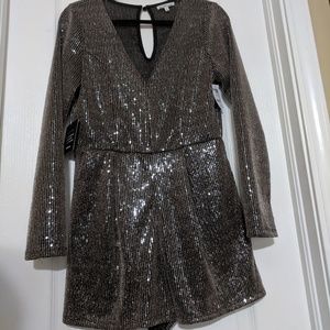 Sequin romper size Large